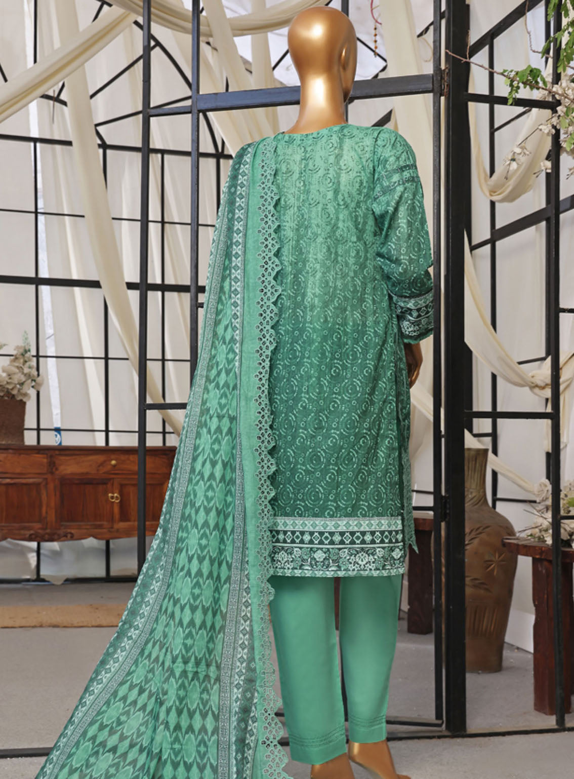 Printkari By HZ Textile Embroidered Lawn 3 Piece Stitched Suit - HZ24PED PCL-402 Printkari By HZ Textile Embroidered Lawn 3 Piece Stitched Suit - HZ24PED PCL-402