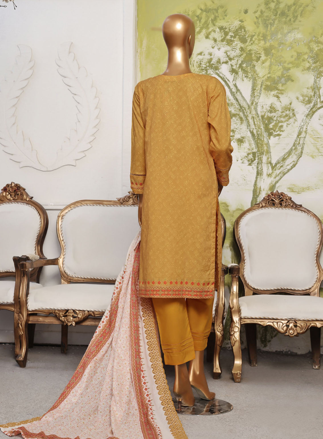 Printkari By HZ Textile Embroidered Lawn 3 Piece Stitched Suit - HZ24PED PCL-405 Printkari By HZ Textile Embroidered Lawn 3 Piece Stitched Suit - HZ24PED PCL-405