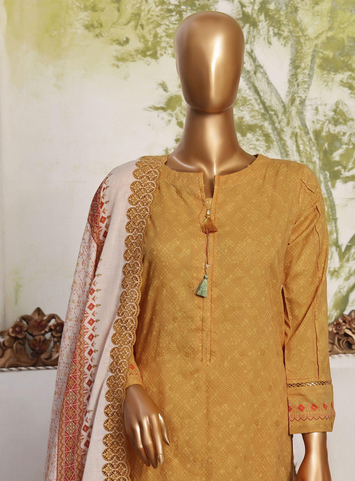 Printkari By HZ Textile Embroidered Lawn 3 Piece Stitched Suit - HZ24PED PCL-405 Printkari By HZ Textile Embroidered Lawn 3 Piece Stitched Suit - HZ24PED PCL-405