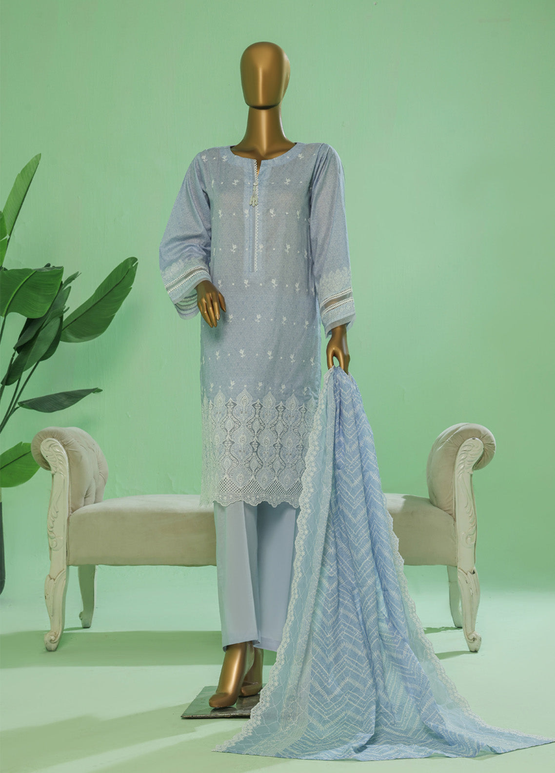 Printkari By HZ Textile Embroidered Lawn 3 Piece Stitched Suit HZ25PV3 PEC-052 LAVENDER Printkari By HZ Textile Embroidered Lawn 3 Piece Stitched Suit HZ25PV3 PEC-052 LAVENDER