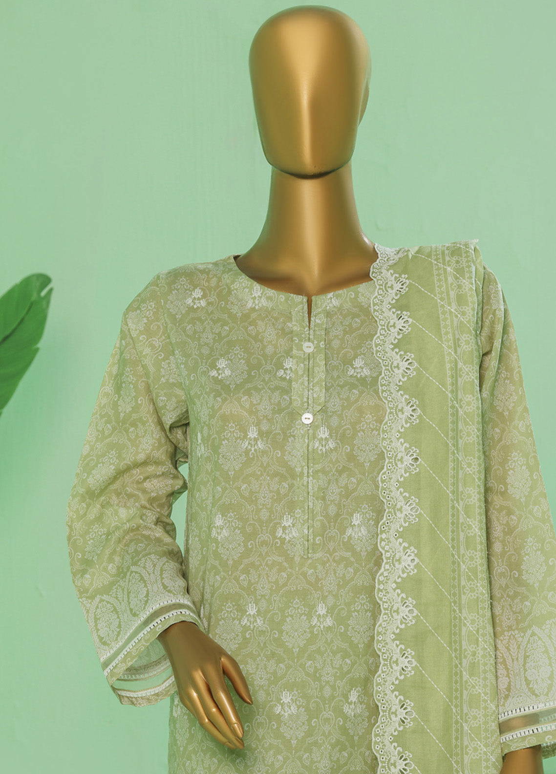 Printkari By HZ Textile Embroidered Lawn 3 Piece Stitched Suit HZ25PV3 PEC-055 FERN GREEN Printkari By HZ Textile Embroidered Lawn 3 Piece Stitched Suit HZ25PV3 PEC-055 FERN GREEN