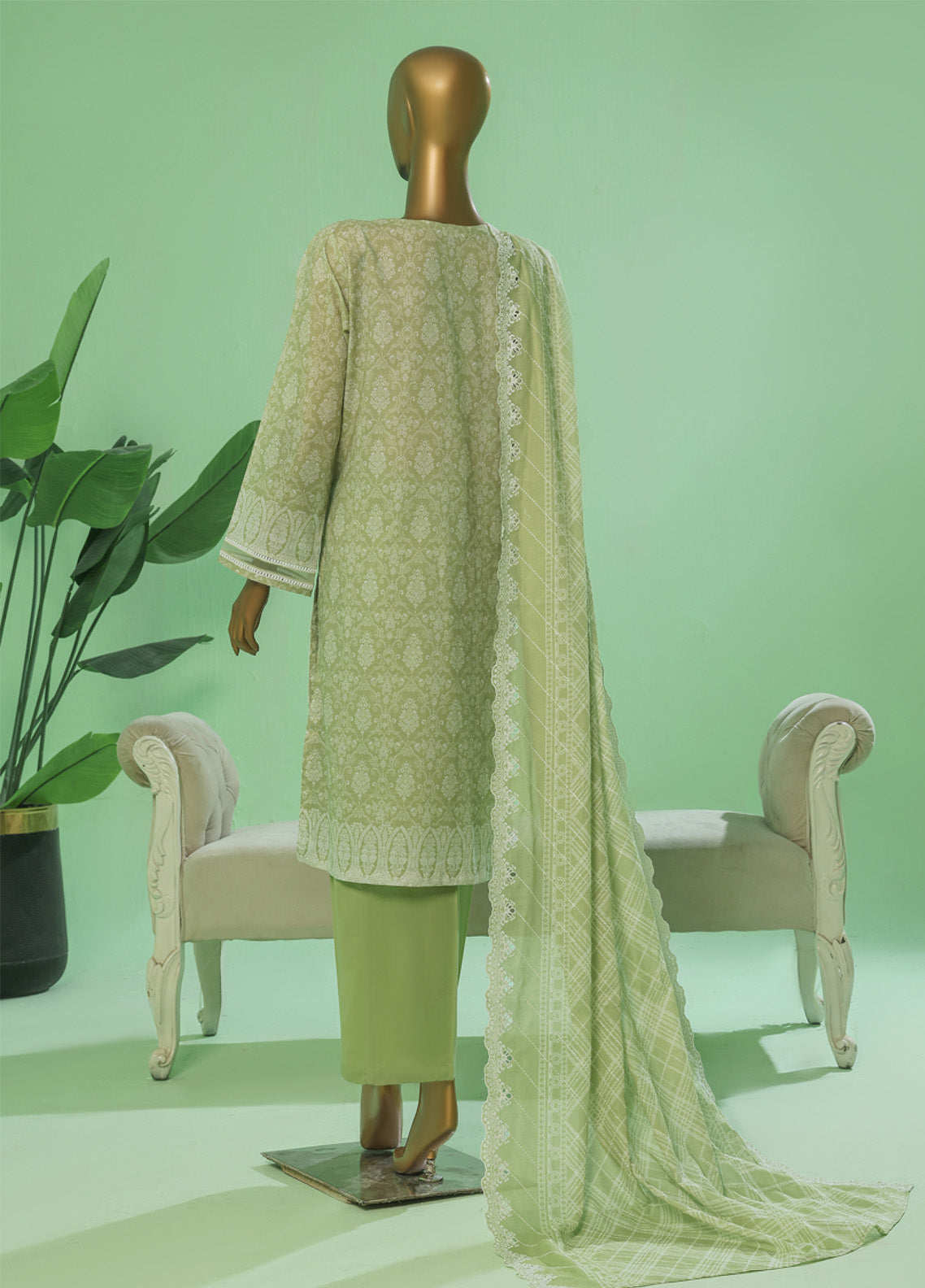 Printkari By HZ Textile Embroidered Lawn 3 Piece Stitched Suit HZ25PV3 PEC-055 FERN GREEN Printkari By HZ Textile Embroidered Lawn 3 Piece Stitched Suit HZ25PV3 PEC-055 FERN GREEN