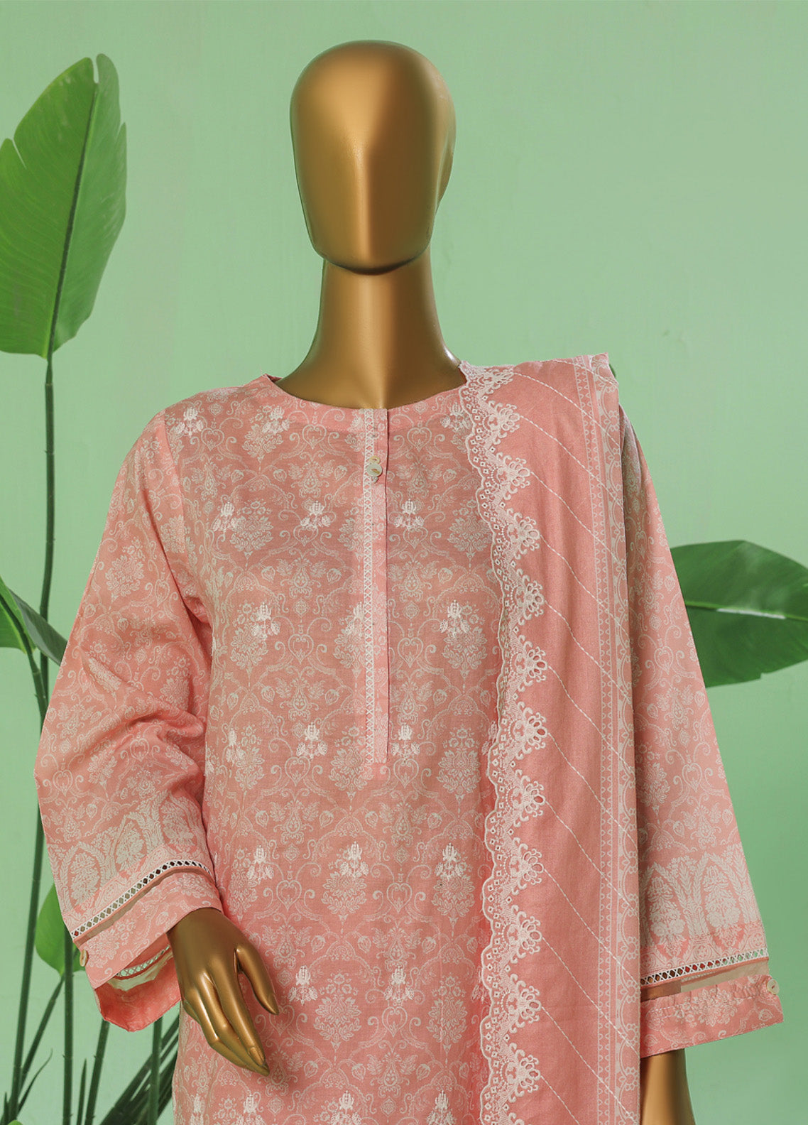 Printkari By HZ Textile Embroidered Lawn 3 Piece Stitched Suit HZ25PV3 PEC-057 PASTEL PINK Printkari By HZ Textile Embroidered Lawn 3 Piece Stitched Suit HZ25PV3 PEC-057 PASTEL PINK