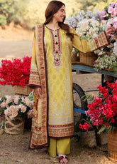 Prints By Asim Jofa Printed Lawn 3 Piece Unstitched Suit AJ25PV1 D-AJUUB-02