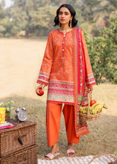 Prints By Asim Jofa Printed Lawn 3 Piece Unstitched Suit AJ25PV1 D-AJUUB-08