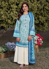 Prints By Asim Jofa Printed Lawn 3 Piece Unstitched Suit AJ25PV2 D-AJUUB-13