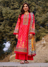 Prints By Asim Jofa Printed Lawn 3 Piece Unstitched Suit AJ25PV2 D-AJUUB-16