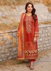 Prints By Asim Jofa Printed Lawn 3 Piece Unstitched Suit AJ25PV2 D-AJUUB-20