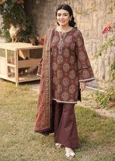 Prints By Asim Jofa Printed Lawn 3 Piece Unstitched Suit AJ25PV3 D-AJUBJ-23