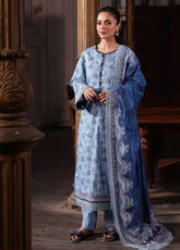 Prints By Asim Jofa Printed Lawn 3 Piece Unstitched Suit AJ25PV3 D-AJUBJ-39