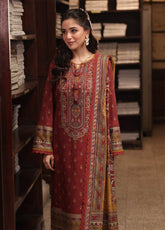 Prints By Asim Jofa Printed Lawn 3 Piece Unstitched Suit AJ25PV3 D-AJUBJ-42
