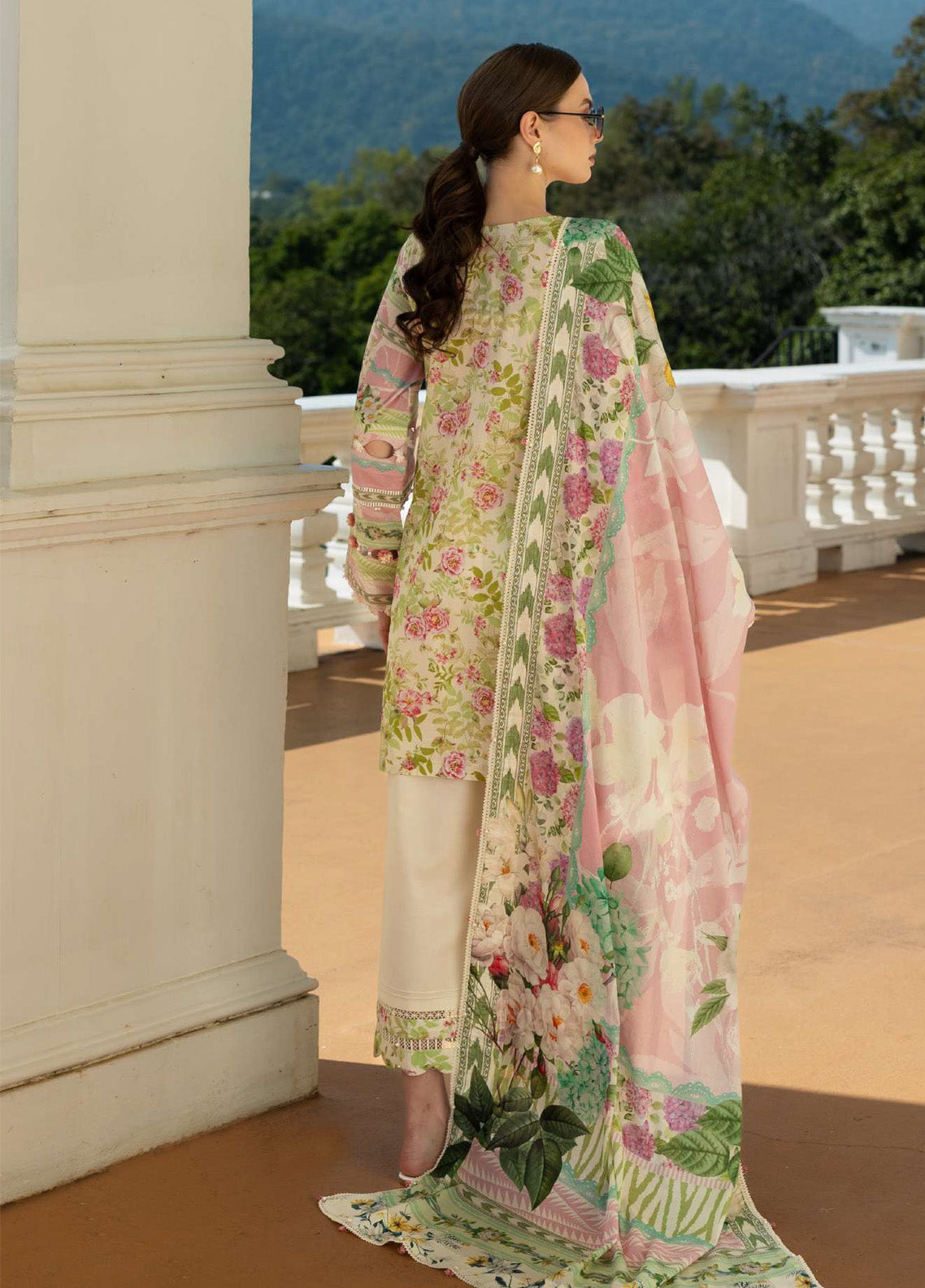 Prints By Elaf Printed Lawn 3 Piece Unstitched Suit EF25PL EPE-01A THISTLE & ROSE Prints By Elaf Printed Lawn 3 Piece Unstitched Suit EF25PL EPE-01A THISTLE & ROSE
