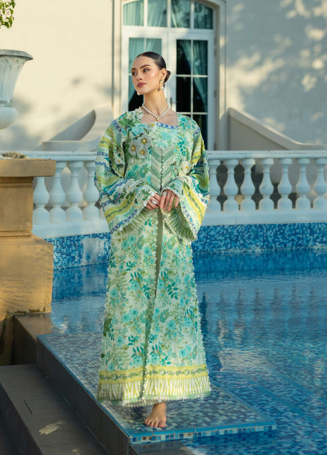 Prints By Elaf Printed Lawn 3 Piece Unstitched Suit EF25PL EPE-01B EMERALD ISLE Prints By Elaf Printed Lawn 3 Piece Unstitched Suit EF25PL EPE-01B EMERALD ISLE