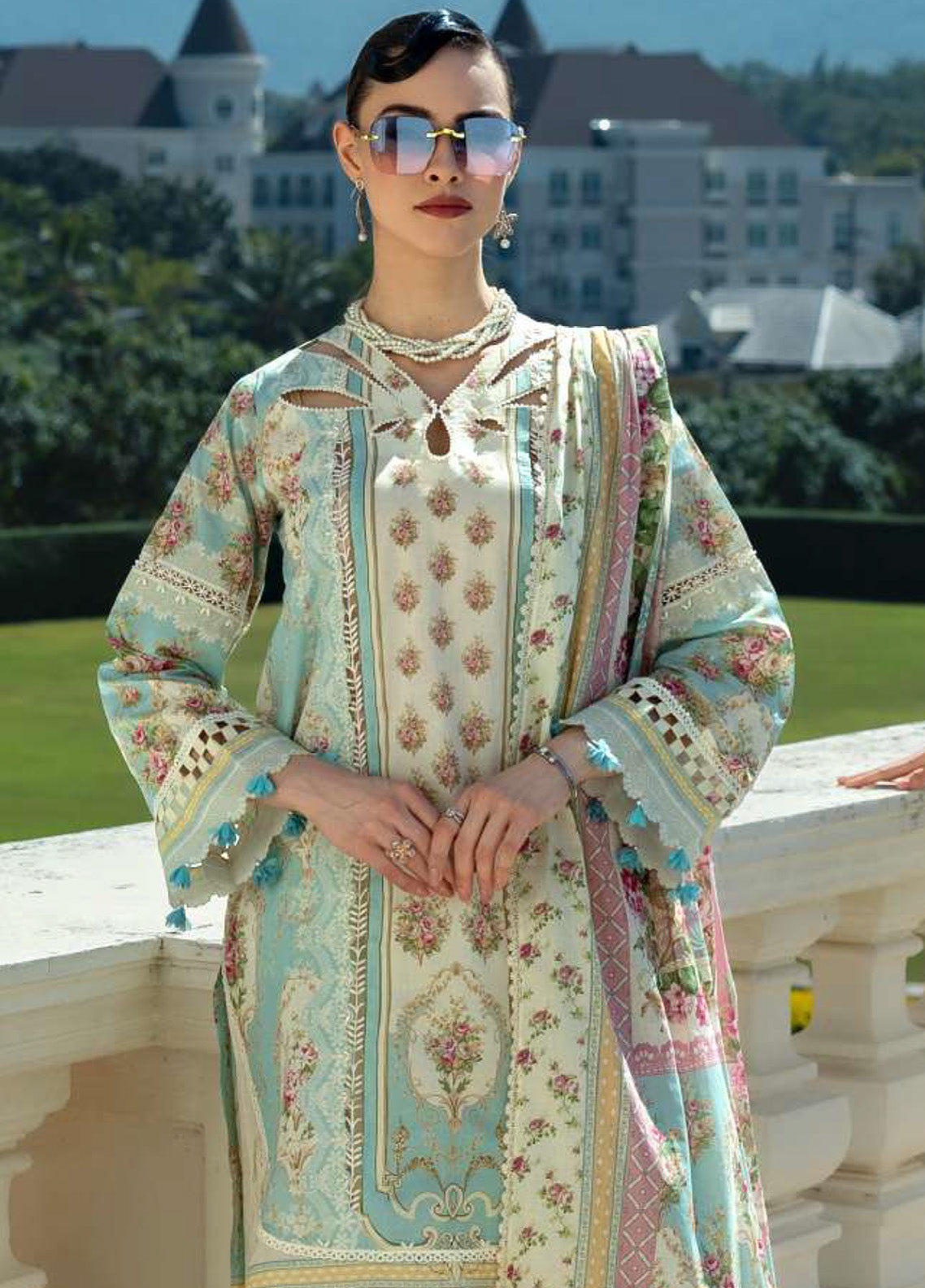 Prints By Elaf Printed Lawn 3 Piece Unstitched Suit EF25PL EPE-03B DAHLIA DREAM Prints By Elaf Printed Lawn 3 Piece Unstitched Suit EF25PL EPE-03B DAHLIA DREAM