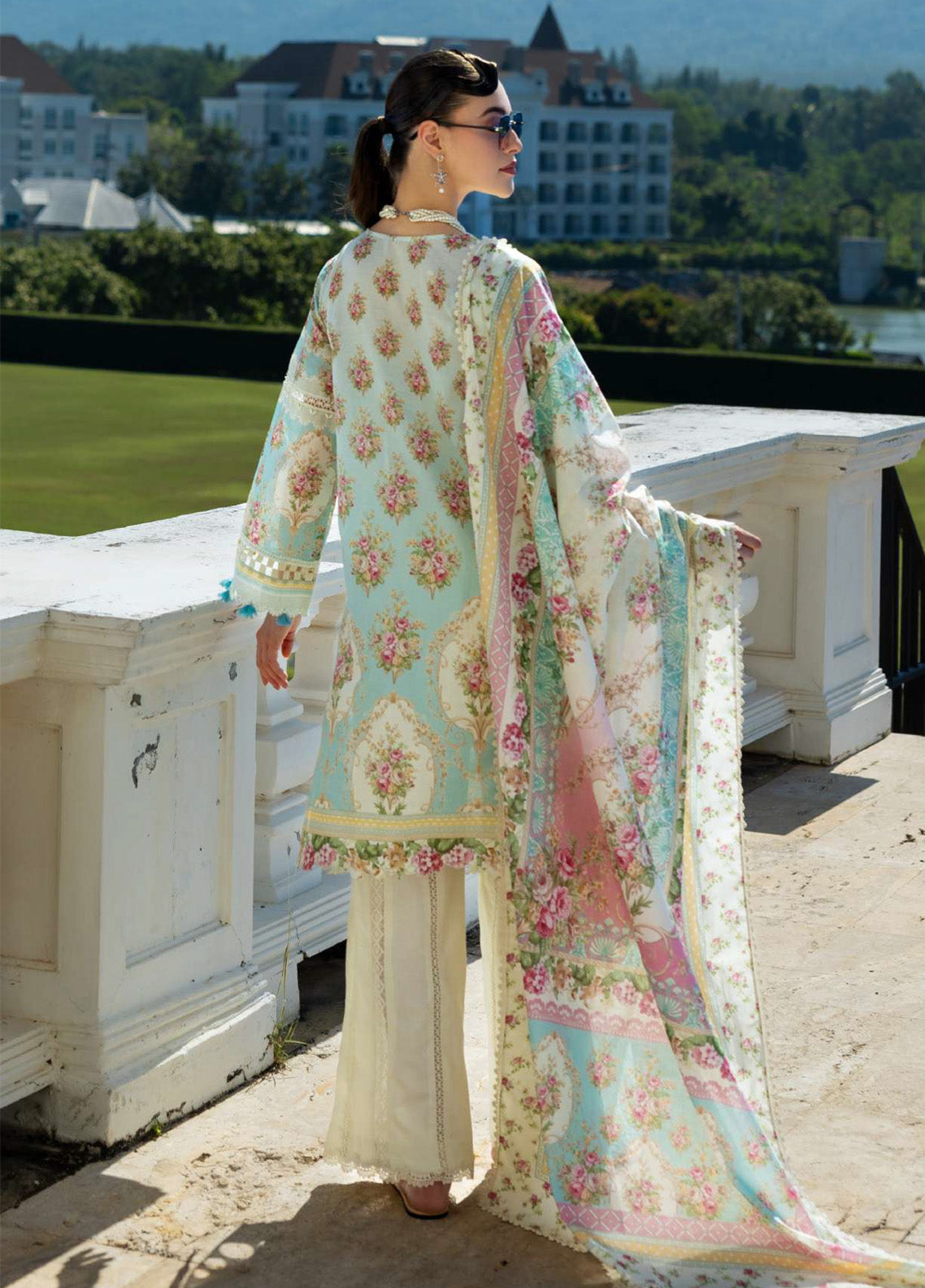 Prints By Elaf Printed Lawn 3 Piece Unstitched Suit EF25PL EPE-03B DAHLIA DREAM Prints By Elaf Printed Lawn 3 Piece Unstitched Suit EF25PL EPE-03B DAHLIA DREAM