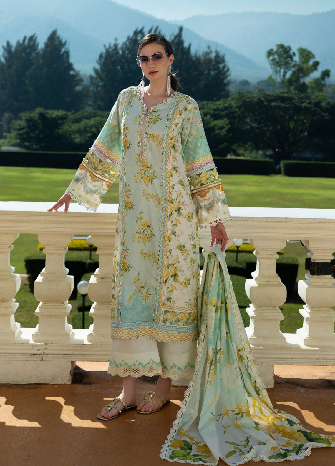 Prints By Elaf Printed Lawn 3 Piece Unstitched Suit EF25PL EPE-06A MYSTIC Prints By Elaf Printed Lawn 3 Piece Unstitched Suit EF25PL EPE-06A MYSTIC