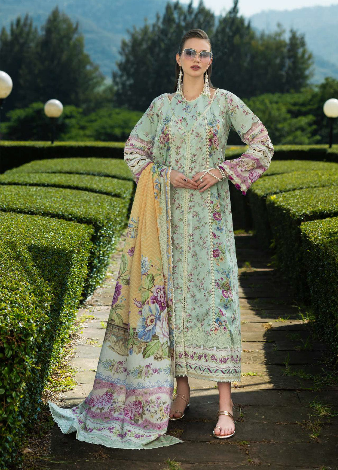 Prints By Elaf Printed Lawn 3 Piece Unstitched Suit EF25PL EPE-07A GARDEN GOODNESS Prints By Elaf Printed Lawn 3 Piece Unstitched Suit EF25PL EPE-07A GARDEN GOODNESS