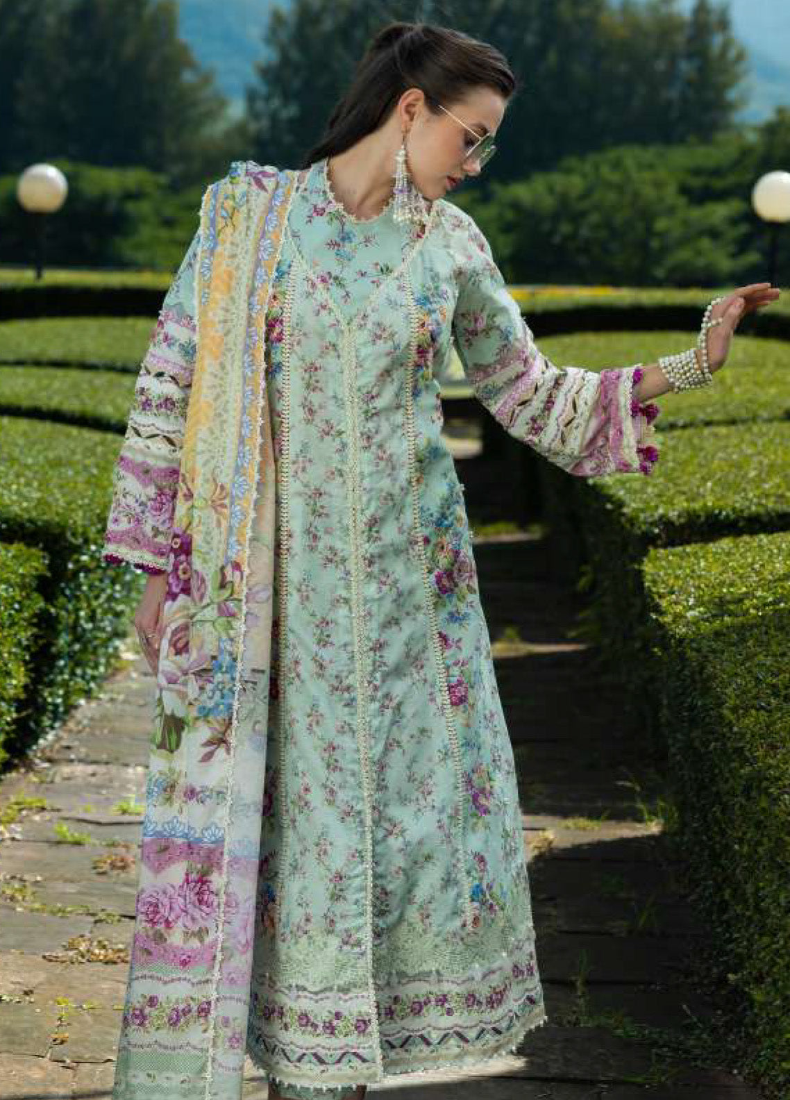 Prints By Elaf Printed Lawn 3 Piece Unstitched Suit EF25PL EPE-07A GARDEN GOODNESS Prints By Elaf Printed Lawn 3 Piece Unstitched Suit EF25PL EPE-07A GARDEN GOODNESS