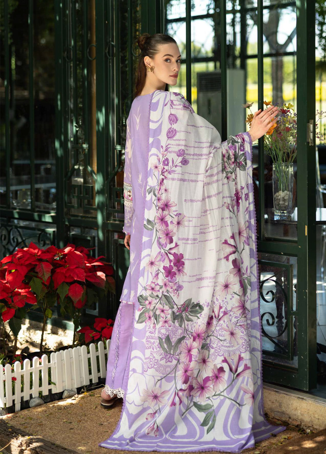 Prints By Elaf Printed Lawn 3 Piece Unstitched Suit EF25PL EPE-08A LAVENDER AURA Prints By Elaf Printed Lawn 3 Piece Unstitched Suit EF25PL EPE-08A LAVENDER AURA