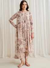 Prints By Zarif Printed Georgette Silk 3 Piece Unstitched Suit ZF24P ZGS-09 NISHA