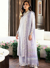 Qalamkar Chikankari Lawn 3 Piece Unstitched Suit QLM25CE CS-03 ALAILA