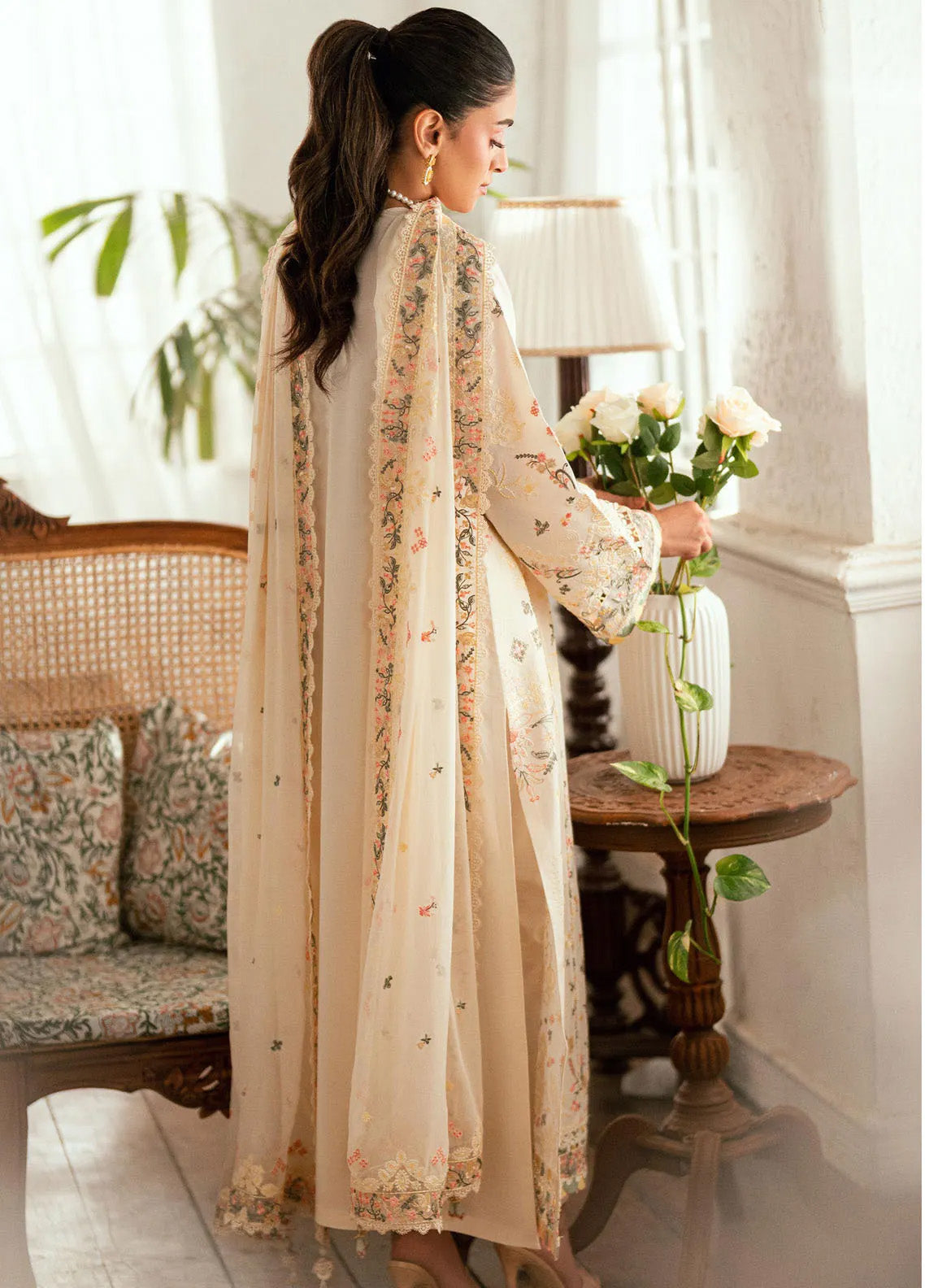 Qalamkar Embroidered Lawn 3 Piece Unstitched Suit QLM25LL SB-01 RINA Qalamkar Embroidered Lawn 3 Piece Unstitched Suit QLM25LL SB-01 RINA