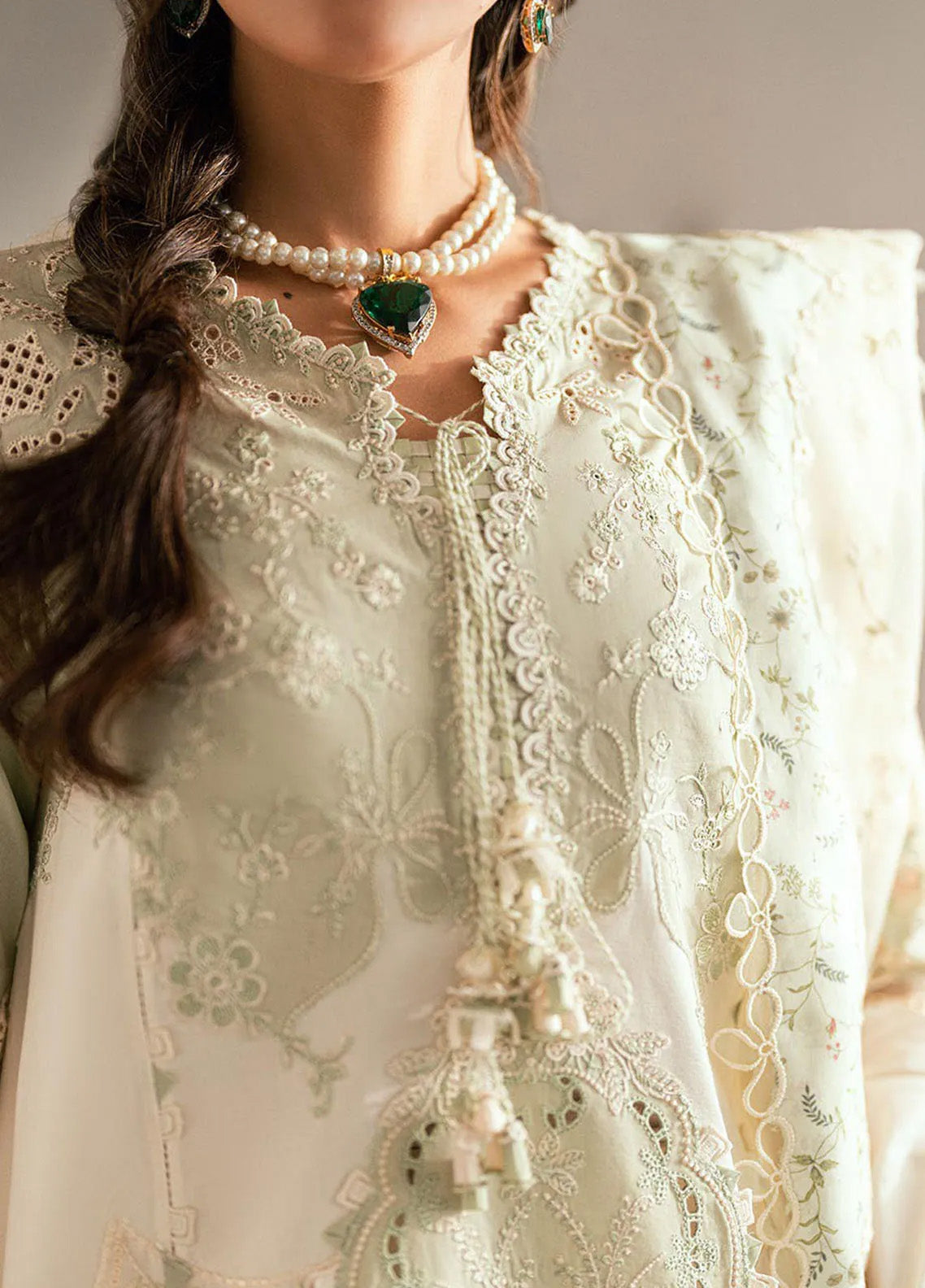 Qalamkar Embroidered Lawn 3 Piece Unstitched Suit QLM25LL SB-10 NADIA Qalamkar Embroidered Lawn 3 Piece Unstitched Suit QLM25LL SB-10 NADIA