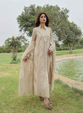 Qalamkar Festive Embroidered Lawn 3 Piece Unstitched Suit QLM24F PS-02 ERICA