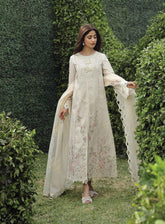 Qalamkar Festive Embroidered Lawn 3 Piece Unstitched Suit QLM24F PS-04 ZUHA