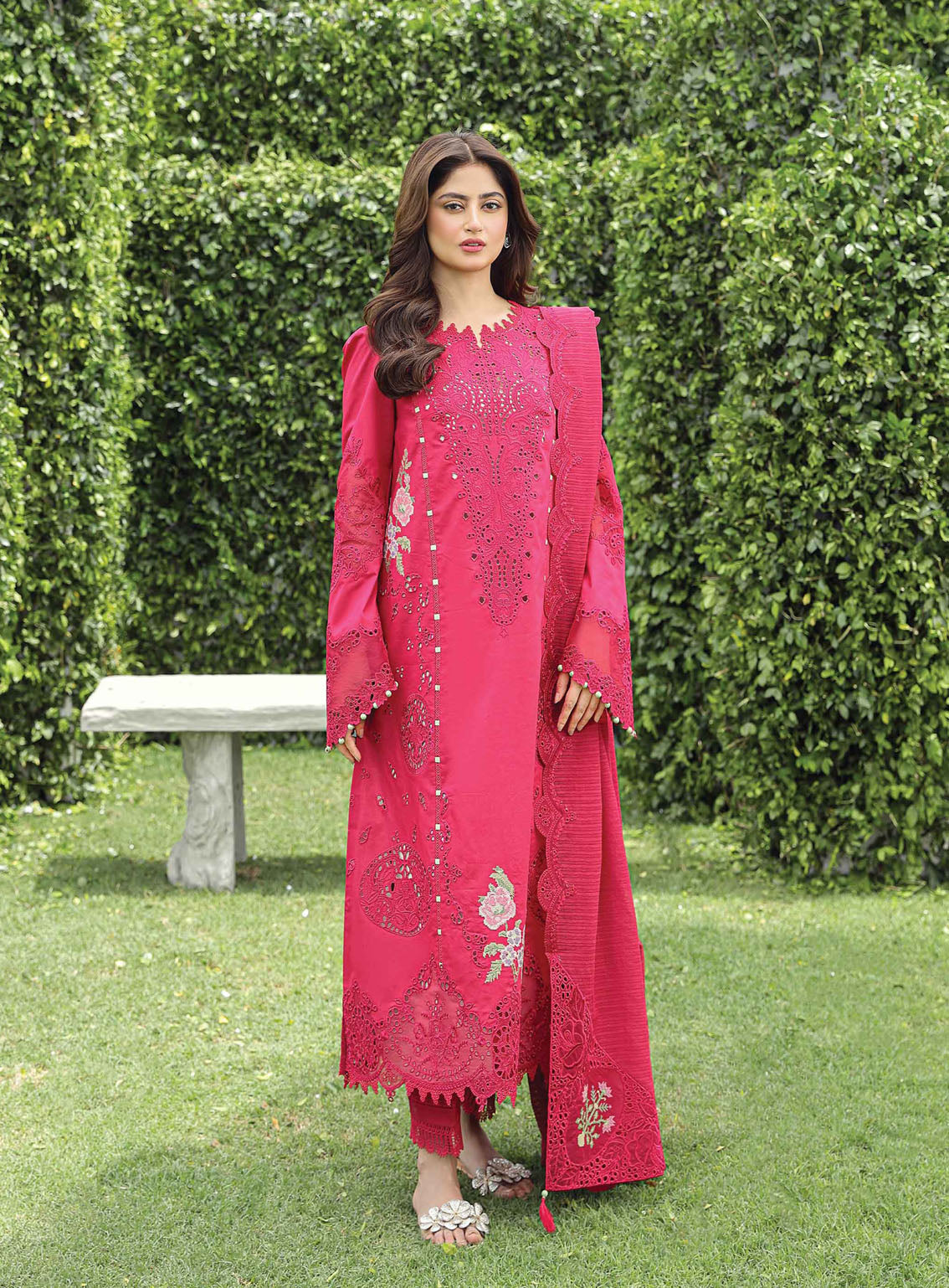 Qalamkar Festive Embroidered Lawn 3 Piece Unstitched Suit QLM24F PS-06 MALIHA Qalamkar Festive Embroidered Lawn 3 Piece Unstitched Suit QLM24F PS-06 MALIHA