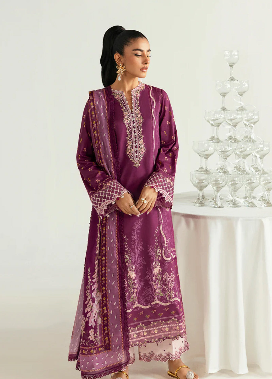 Qalamkar Q Prints Embroidered Lawn 3 Piece Unstitched Suit QLM24QP D-PQ-01 MIYA Qalamkar Q Prints Embroidered Lawn 3 Piece Unstitched Suit QLM24QP D-PQ-01 MIYA