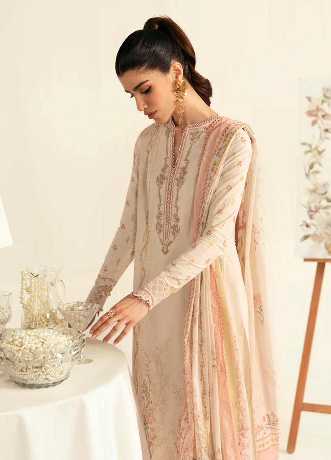 Qalamkar Q Prints Embroidered Lawn 3 Piece Unstitched Suit QLM24QP D-PQ-01 NENA Qalamkar Q Prints Embroidered Lawn 3 Piece Unstitched Suit QLM24QP D-PQ-01 NENA