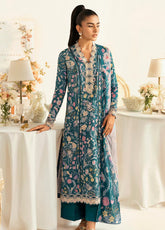 Qalamkar Q Prints Embroidered Lawn 3 Piece Unstitched Suit QLM24QP D-PQ-04 RHEA