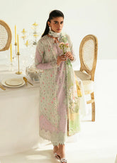 Qalamkar Q Prints Embroidered Lawn 3 Piece Unstitched Suit QLM24QP D-PQ-07 LIRA