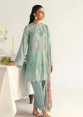 Qalamkar Q Prints Embroidered Lawn 3 Piece Unstitched Suit QLM24QP D-PQ-08 RENA