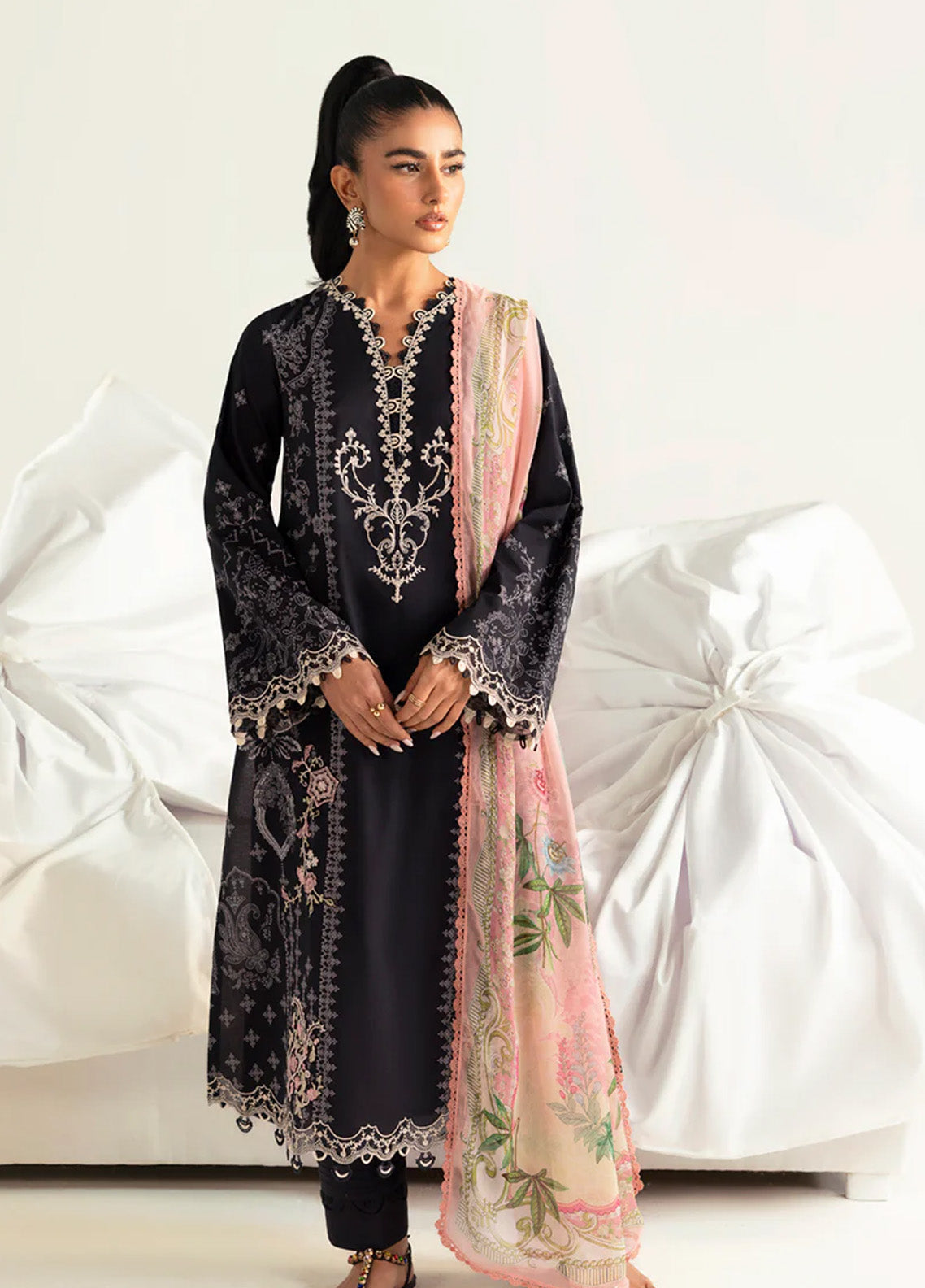 Qalamkar Q Prints Embroidered Lawn 3 Piece Unstitched Suit QLM24QP D-PQ-09 NORA Qalamkar Q Prints Embroidered Lawn 3 Piece Unstitched Suit QLM24QP D-PQ-09 NORA