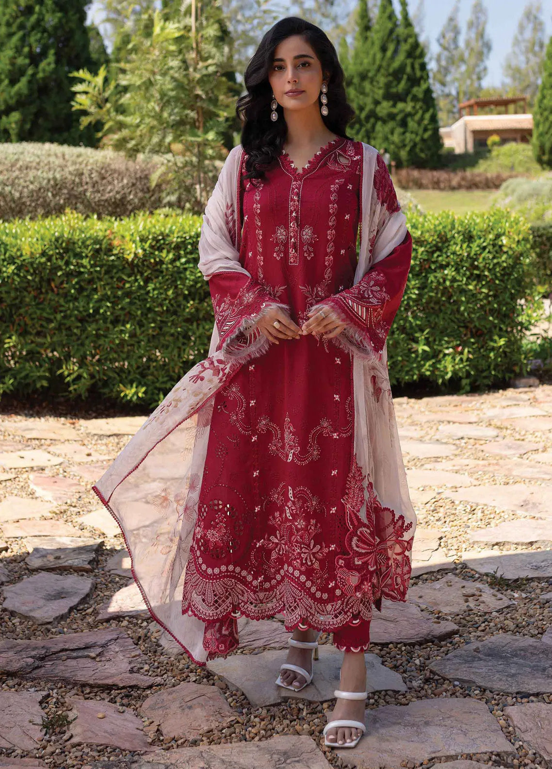 Qline By Qalamkar Embroidered Lawn 3 Piece Unstitched Suit QLM24QL D-QM-15 SOHA Qline By Qalamkar Embroidered Lawn 3 Piece Unstitched Suit QLM24QL D-QM-15 SOHA