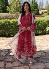 Qline By Qalamkar Embroidered Lawn 3 Piece Unstitched Suit QLM24QL D-QM-15 SOHA