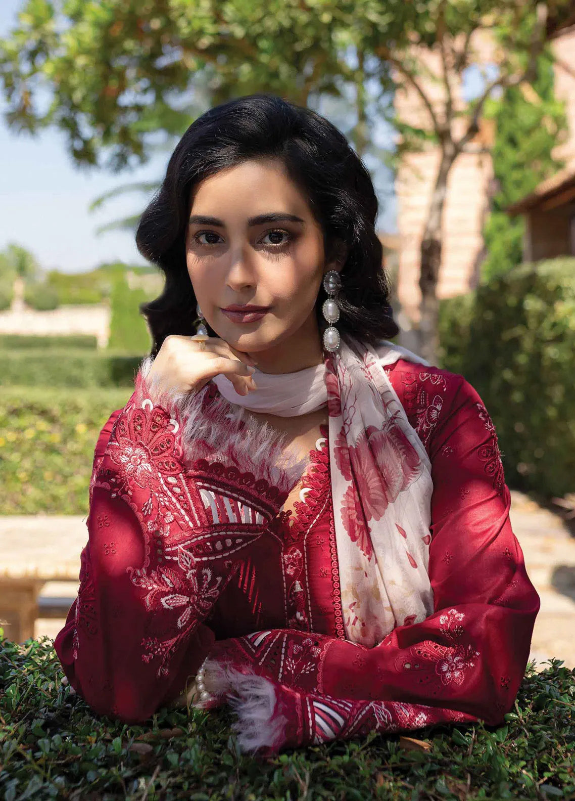 Qline By Qalamkar Embroidered Lawn 3 Piece Unstitched Suit QLM24QL D-QM-15 SOHA Qline By Qalamkar Embroidered Lawn 3 Piece Unstitched Suit QLM24QL D-QM-15 SOHA