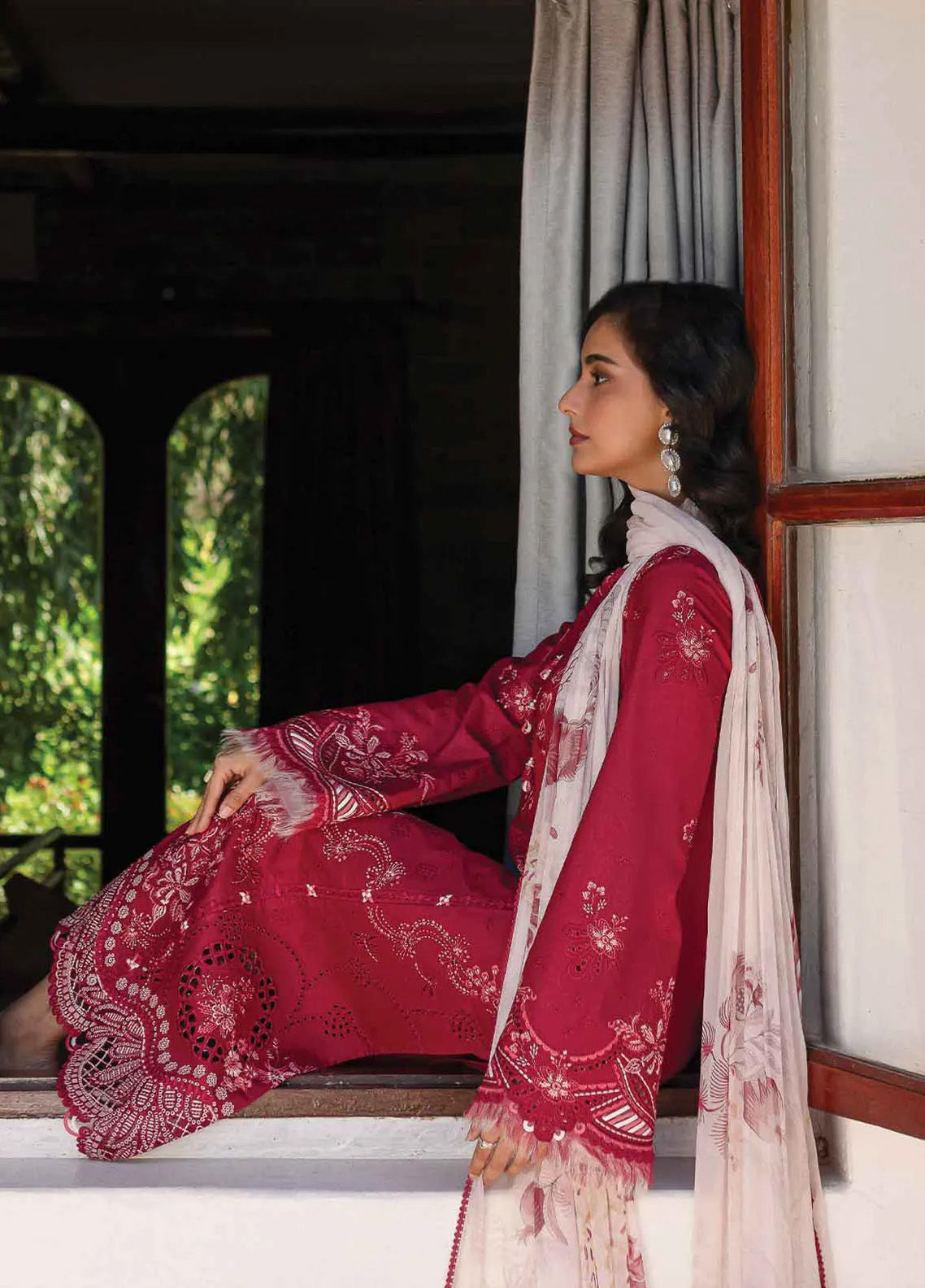 Qline By Qalamkar Embroidered Lawn 3 Piece Unstitched Suit QLM24QL D-QM-15 SOHA Qline By Qalamkar Embroidered Lawn 3 Piece Unstitched Suit QLM24QL D-QM-15 SOHA