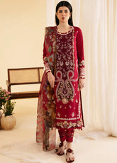 Qlinekari By Qalamkar Embroidered Lawn 3 Piece Unstitched Suit QLM24QK SQ-04 LARMINA