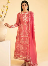 Qlinekari By Qalamkar Embroidered Lawn 3 Piece Unstitched Suit QLM24QK SQ-09 SENA