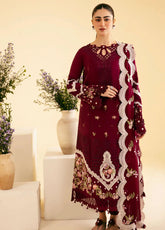 Qlinekari By Qalamkar Embroidered Lawn 3 Piece Unstitched Suit QLM24QK SQ-11 ZENAL