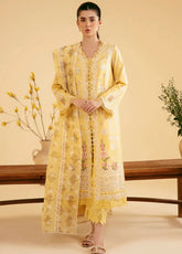 Qlinekari By Qalamkar Embroidered Lawn 3 Piece Unstitched Suit QLM24QK SQ-12 ZHAIN
