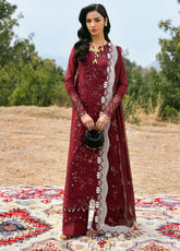 Qlinekari By Qalamkar Embroidered Lawn 3 Piece Unstitched Suit QLM25QK DC-06 AILA