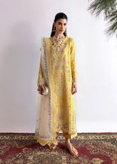 Qlinekari By Qalamkar Embroidered Lawn 3 Piece Unstitched Suit QLM25QK DC-09 ENYA
