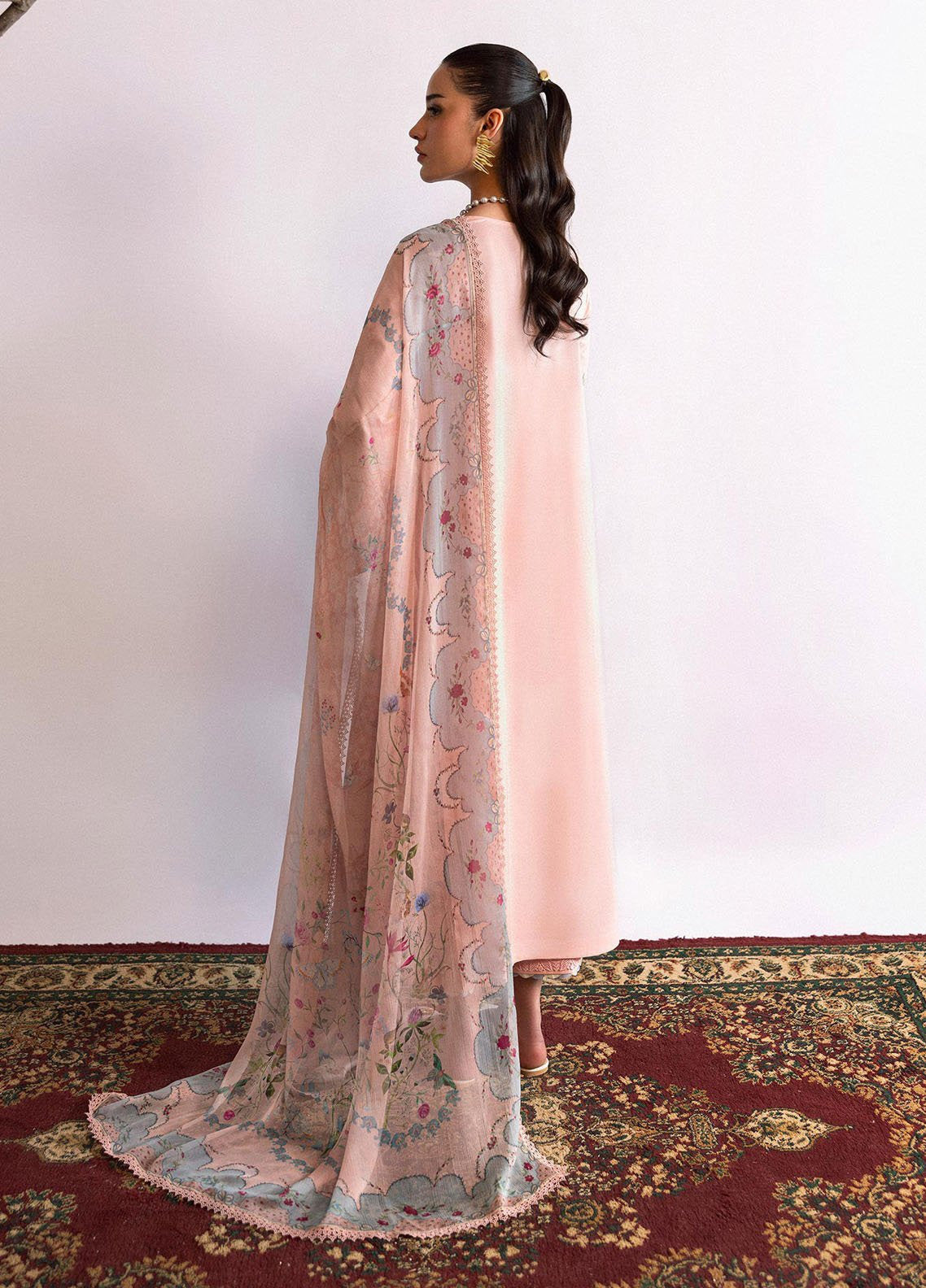 Qlinekari By Qalamkar Embroidered Lawn 3 Piece Unstitched Suit QLM25QK DC-11 HEDI Qlinekari By Qalamkar Embroidered Lawn 3 Piece Unstitched Suit QLM25QK DC-11 HEDI