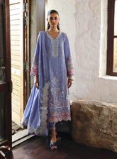 Qlinekari By Qalamkar Embroidered Linen 3 Piece Unstitched Suit QLM24QL LM-09 LORNA