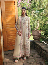 Qlinekari By Qalamkar Embroidered Linen 3 Piece Unstitched Suit QLM24QL LM-11 ZIA