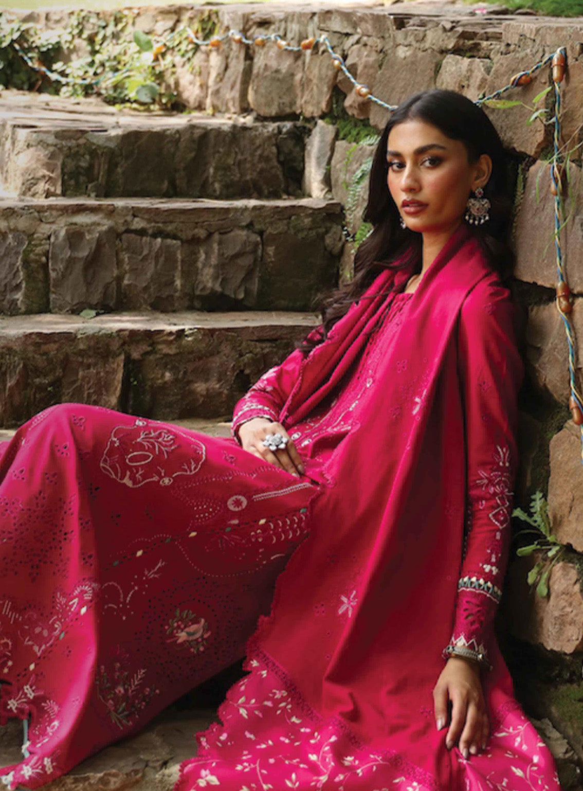Qlinekari By Qalamkar Embroidered Linen 3 Piece Unstitched Suit QLM24QL LM-13 TARA Qlinekari By Qalamkar Embroidered Linen 3 Piece Unstitched Suit QLM24QL LM-13 TARA